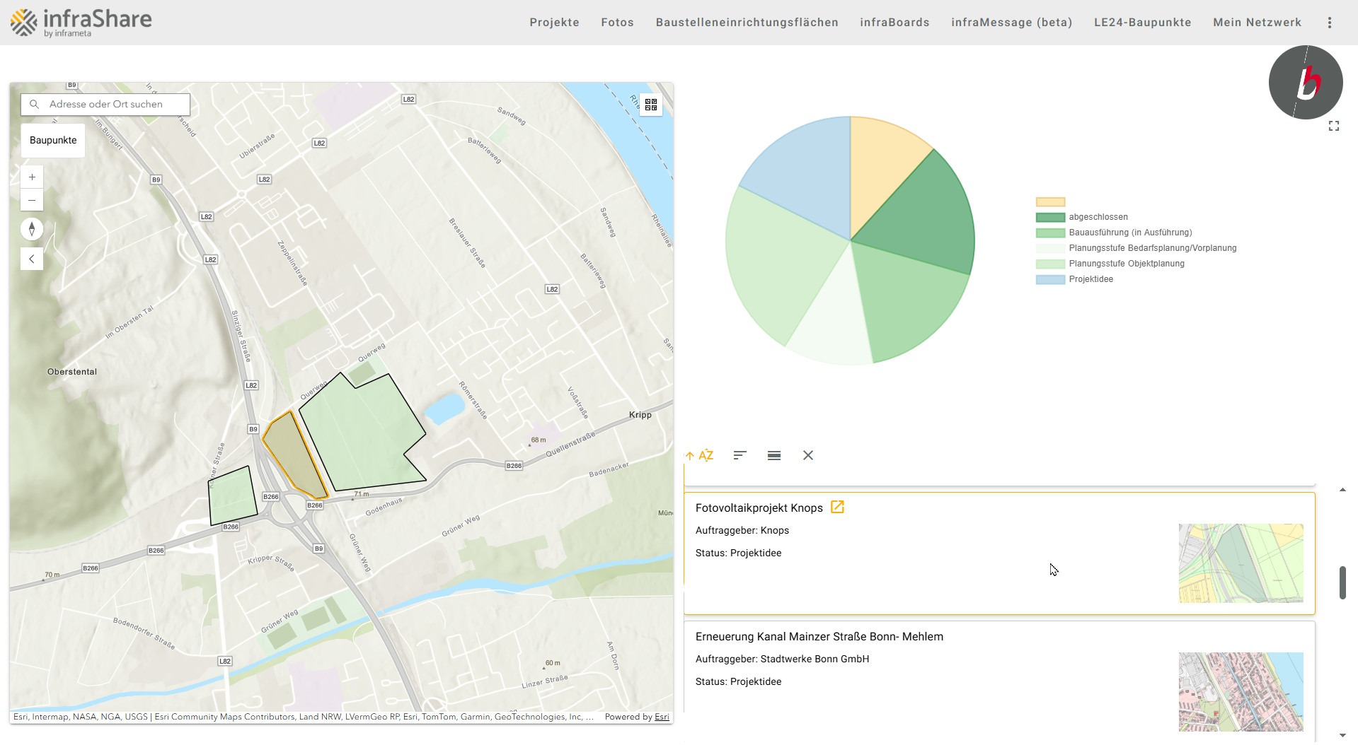 infraShare Update – Mehr Interaktion, bessere Usability und wichtige Bugfixes.