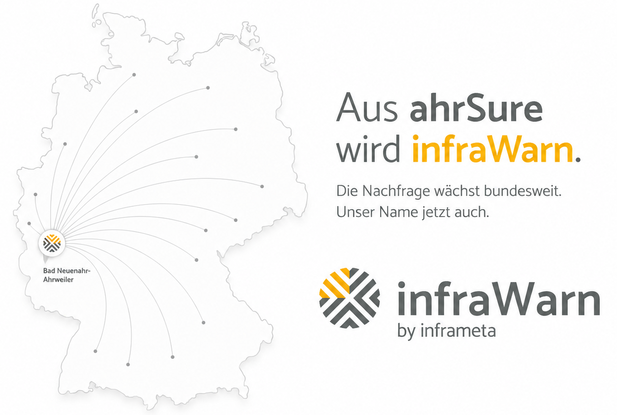 Aus ahrSure wird infraWarn